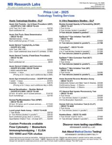 2025 Price List 5