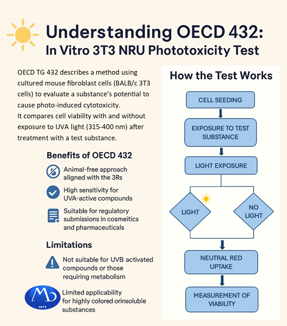 Understanding OECD 432: In Vitro 3T3 NRU Phototoxicity Test 1 Read more about the article Understanding OECD 432:  In Vitro 3T3 NRU Phototoxicity Test